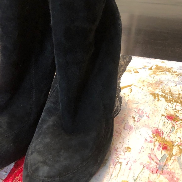 Sam Edelman Suede Booties / Size 10 / 5” platforms - Picture 9 of 13
